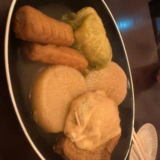 おでん盛り合わせ(季節料理 つくし)