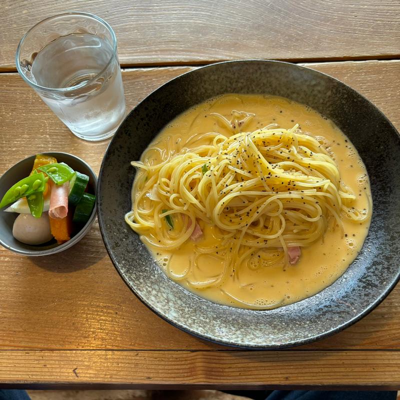 和風カルボナーラ(日光くじら食堂 )