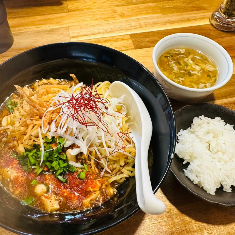 麻婆まぜ麺3辛さ増し増し(麻婆豆腐 めしとさけ だるま)