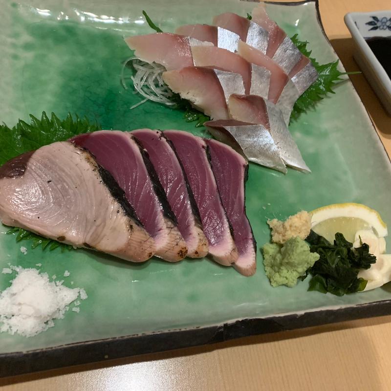 〆さばとカツオのたたき塩(小西湖 )