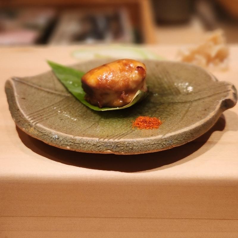 真ふぐ白子 醤油焼き(乾山 大阪北新地店)