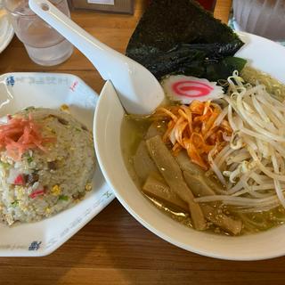 カラネギ塩ラーメンセット(麺屋せんり)