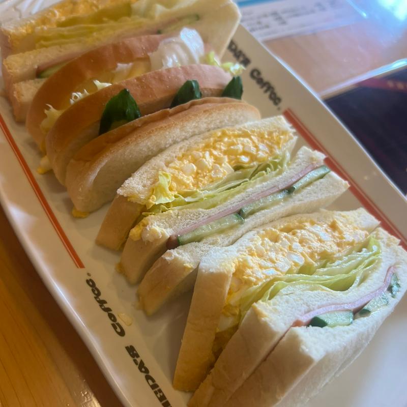 ミックスサンド(コメダ珈琲店 三木平田店)