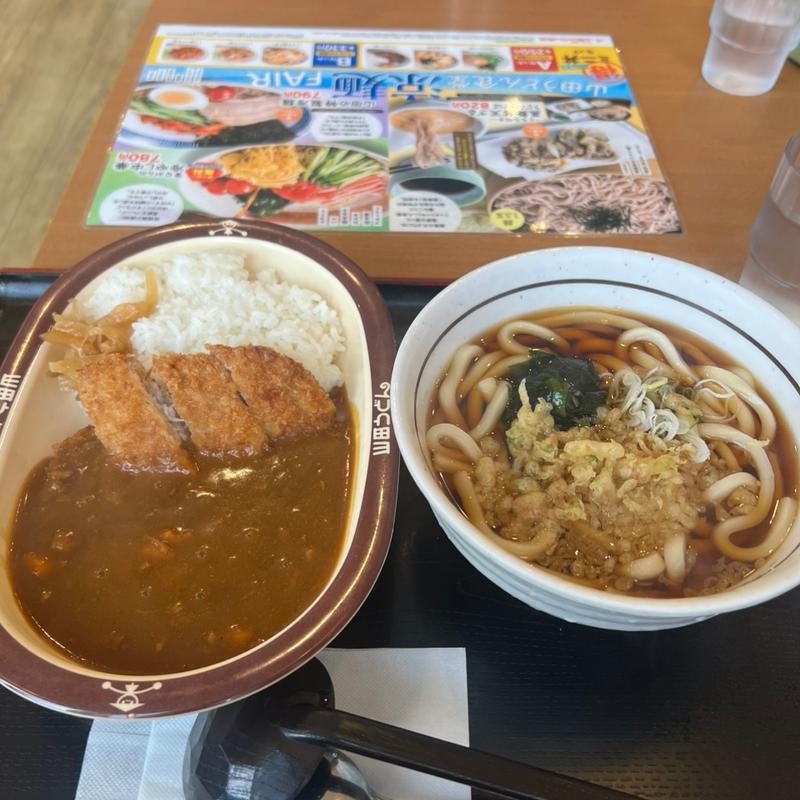 かつカレーAセット(山田うどん食堂 谷塚店)