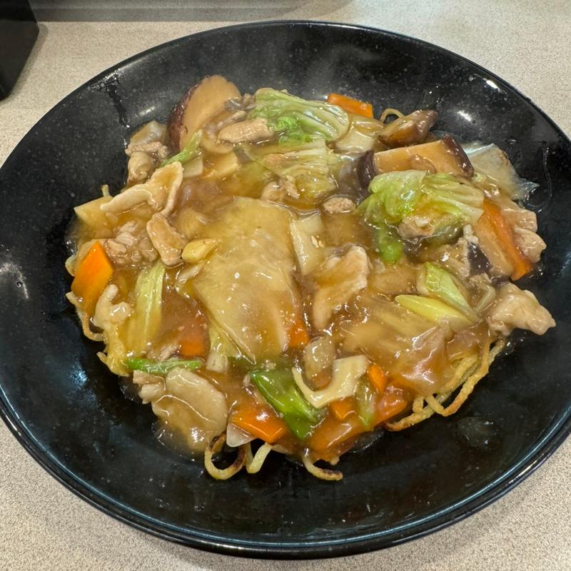 豚肉たっぷり餡掛け焼きそば(餃子の王将 阪急茨木駅前店)