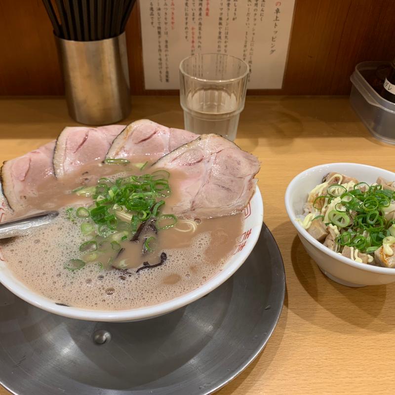 チャーシューメン＋Aランチ(博多ラーメン 和)