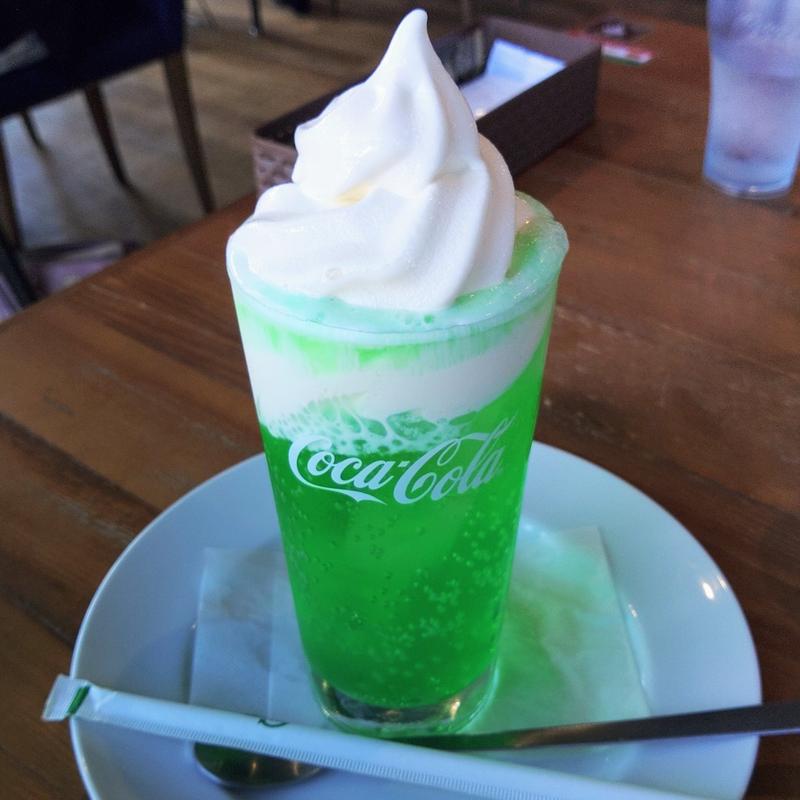 メロンソーダフロート(GARDEN RESTAURANT SPRING Rd. （ガーデン レストラン スプリング ロード）)