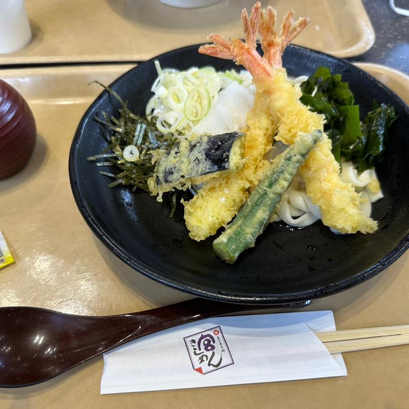 海老おろしきしめん(宮きしめん 土岐店)