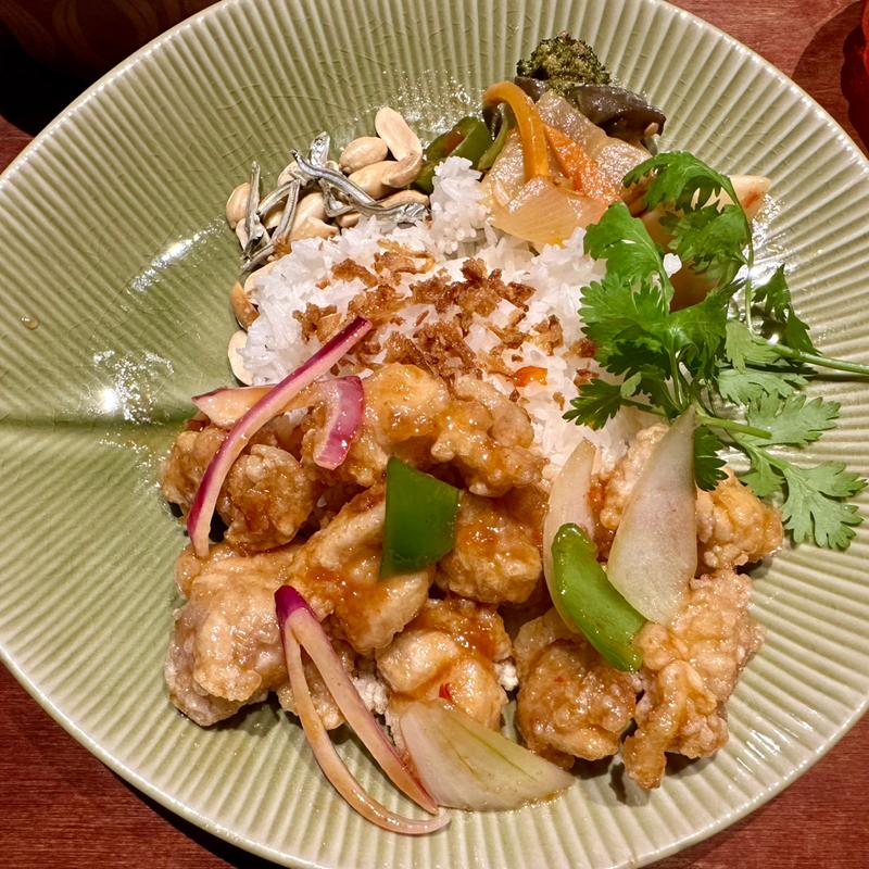 タイ風チリチキンセット(ブラインドウォーターメロン（Blind Watermelon）)