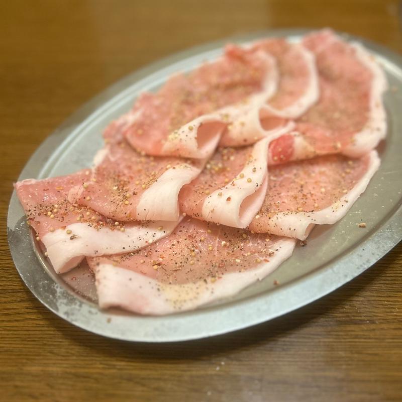 麦豚焼きしゃぶ(焼肉ふじ )