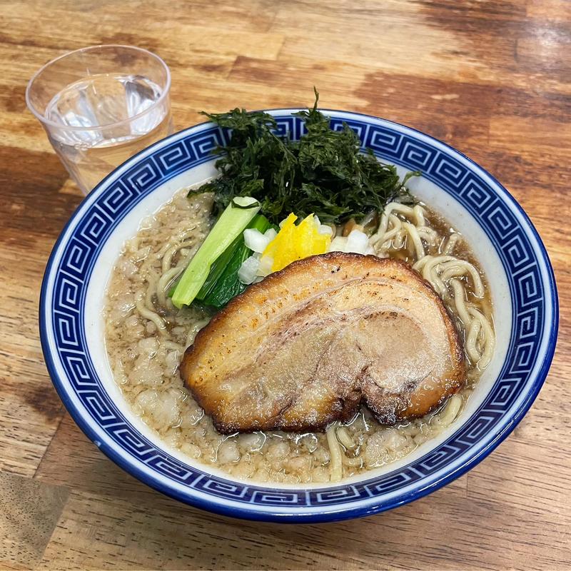 烏賊背脂煮干中華そば(錦糸町中華そば さん式)