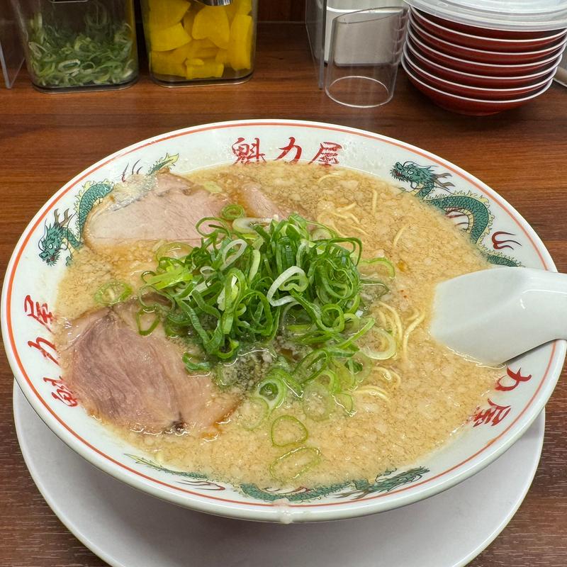特製醤油ラーメン(京都北白川ラーメン魁力屋 川崎新城店)