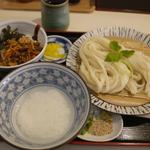 とろろ汁ざる(手しごと讃岐うどん 讃々 （さんさん）)