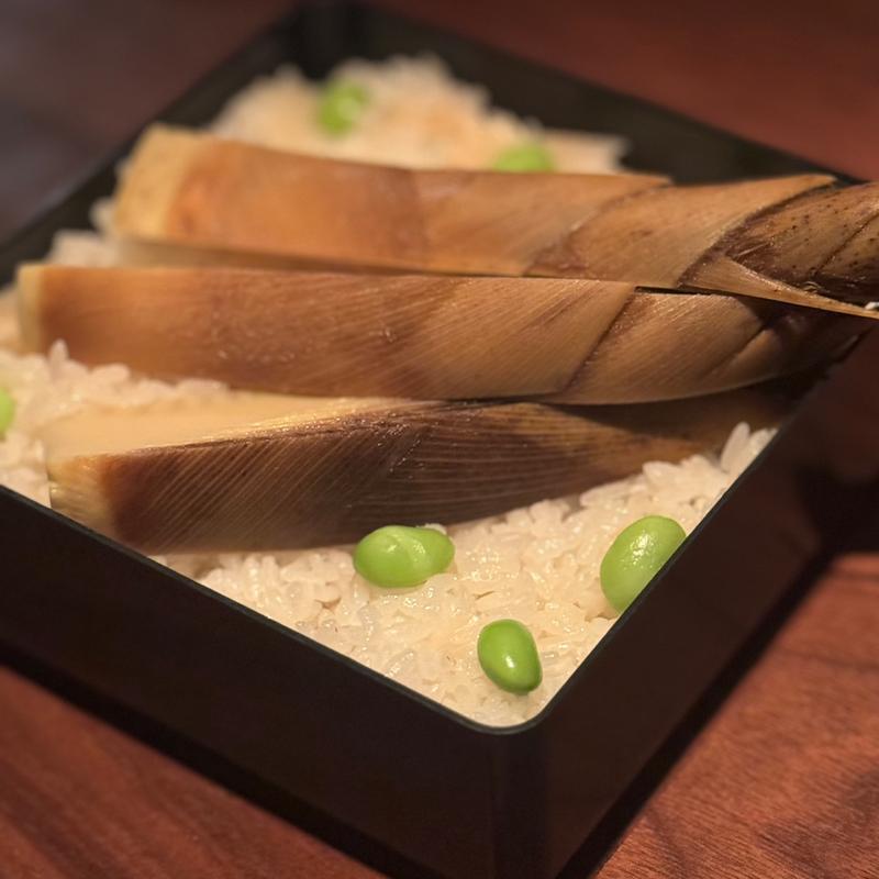 皮付き筍ご飯(なっぱごちそう 目黒)