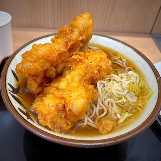 鶏から揚げそば(立ちそば処 杜)