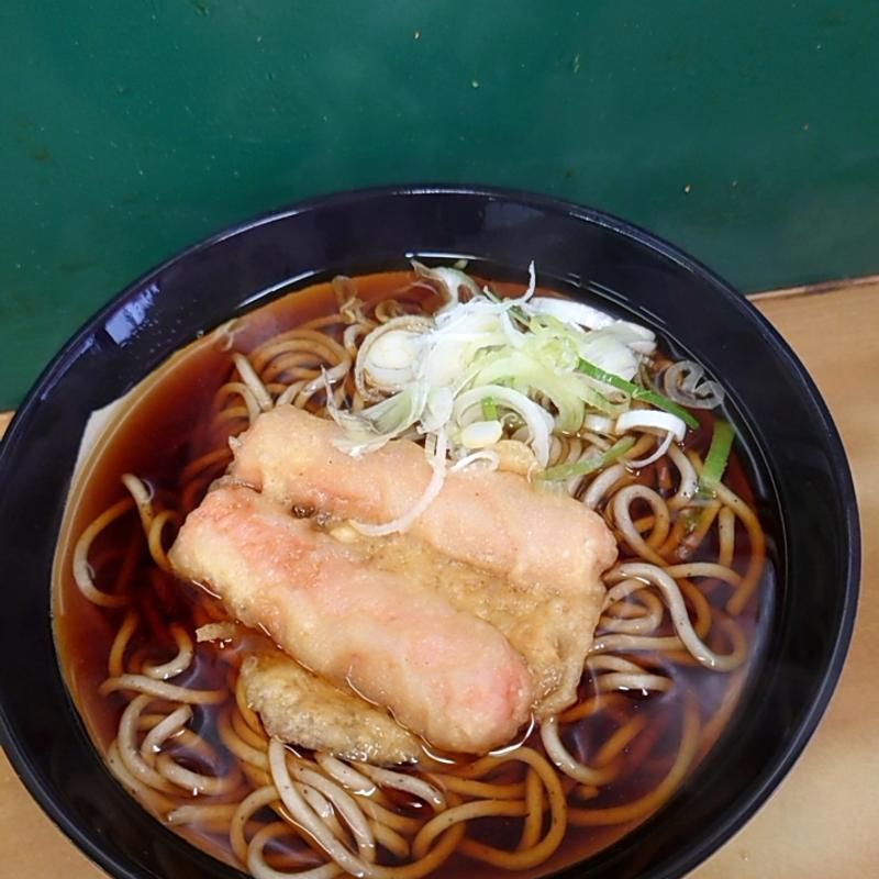 ウインナー天そば(天亀そば )