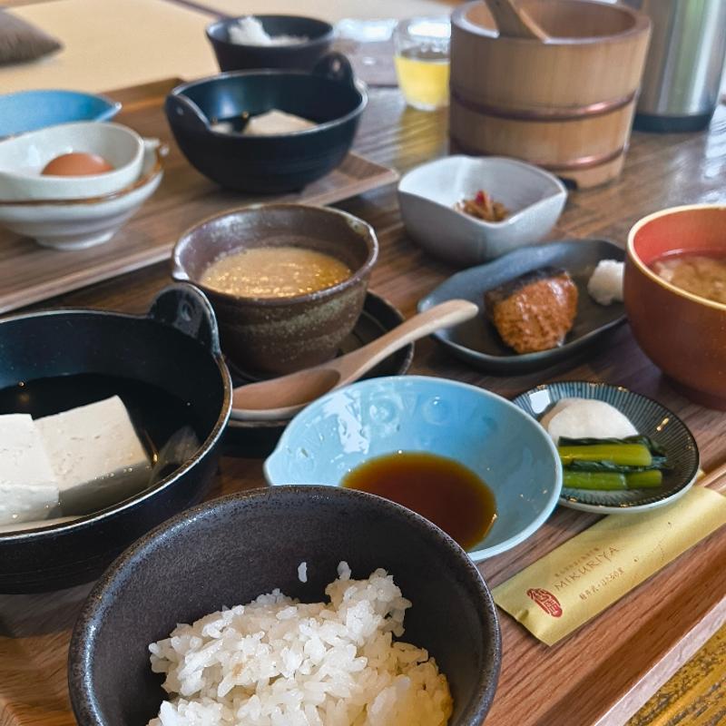 朝のとろろ汁膳(御厨)