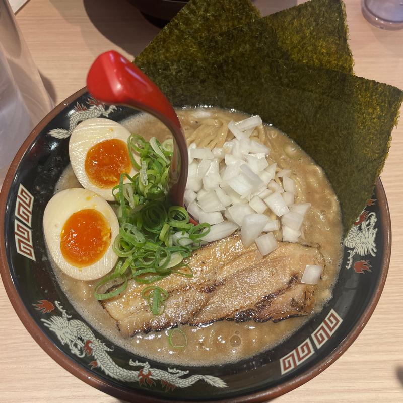 禁断の豚骨らーめん(ラーメンステーション近鉄八尾)