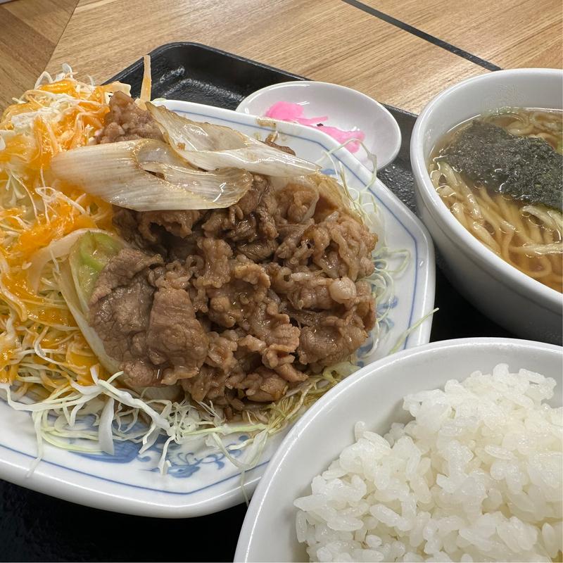カルビ焼ライス(大盛軒)