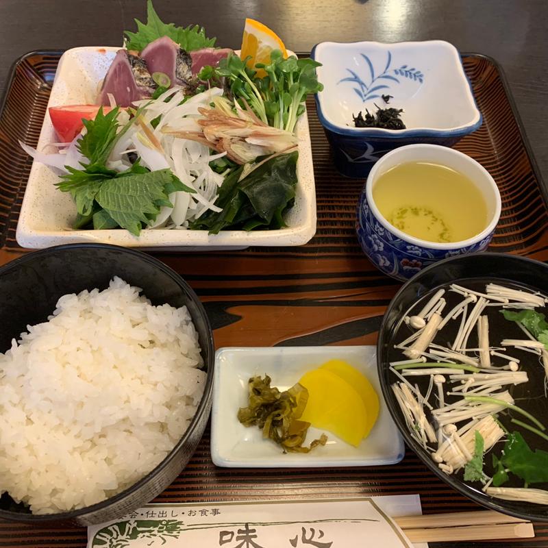 カツオたたき定食(味心 )