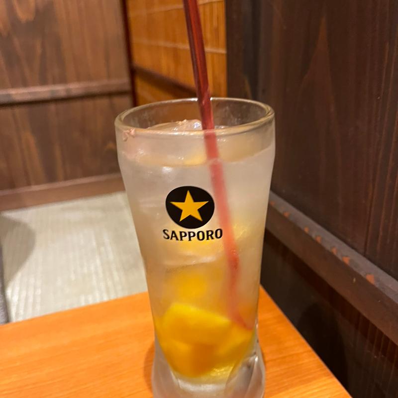 生搾りマンゴーサワー(焼肉串ひろ本舗)