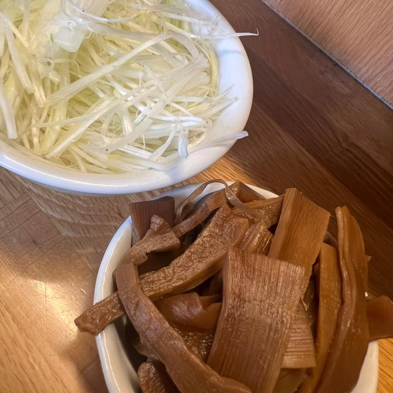 ねぎ、めんま(味噌っ子 ふっく)
