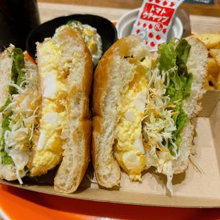 名物ハムカツサンドセット(堂山食堂 EST店)