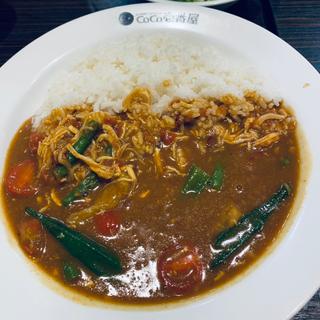 チキンと夏野菜カレー(CoCo壱番屋 小田急千歳船橋駅前店)