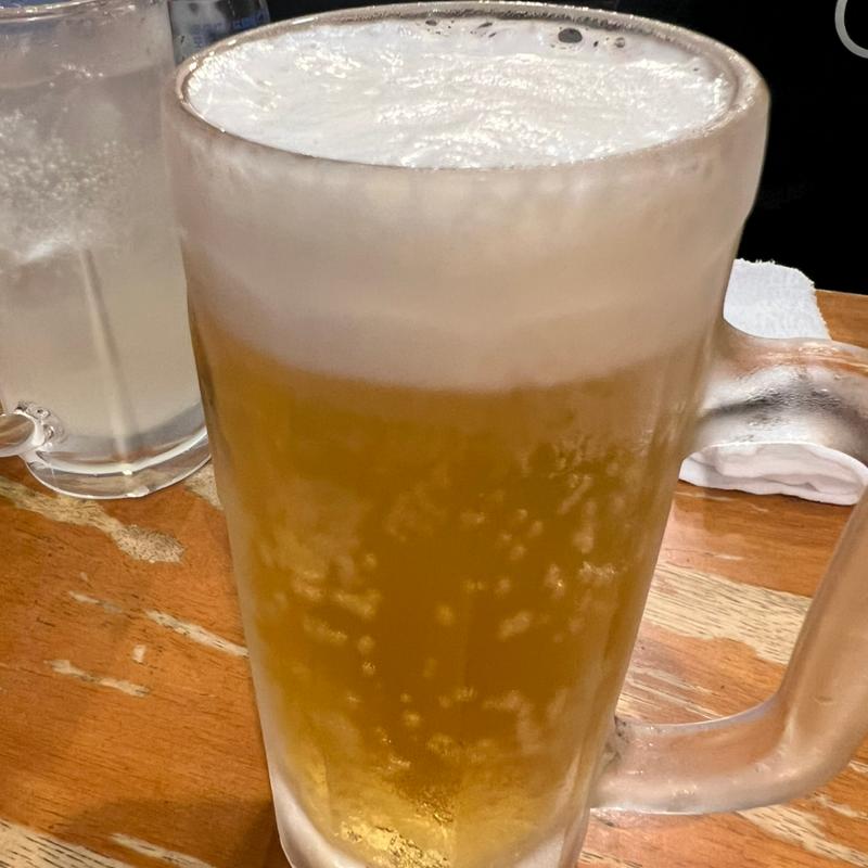 生ビール(もつ焼きばん 三軒茶屋店)