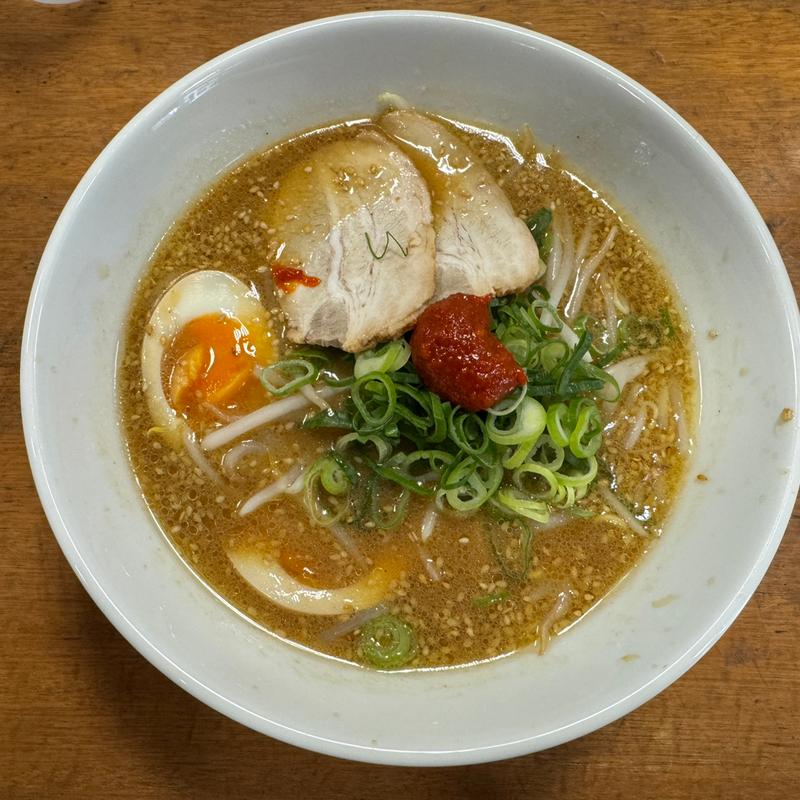 半熟味玉ごま味噌ラーメン(ラーメンはなてん 堺東店)