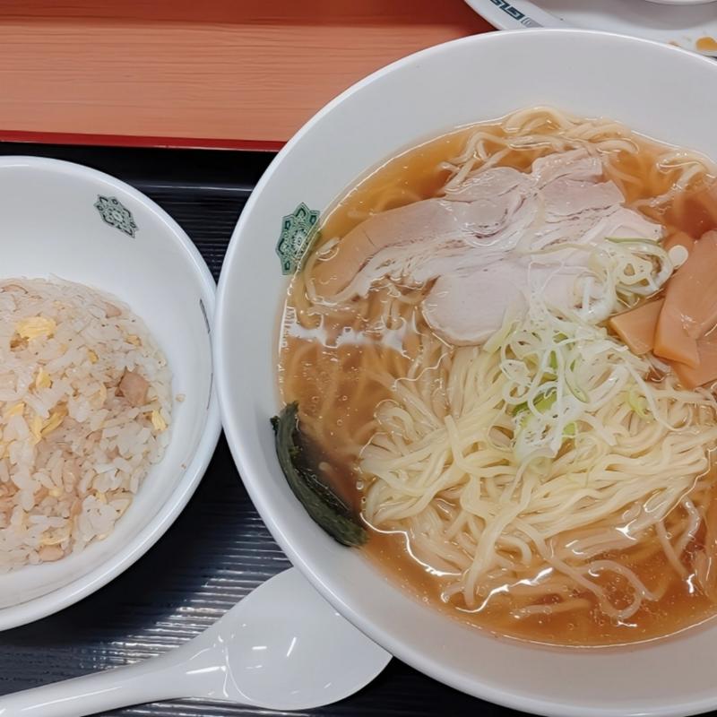 半チャーハン＋餃子セット(日高屋 蒲田南口店)