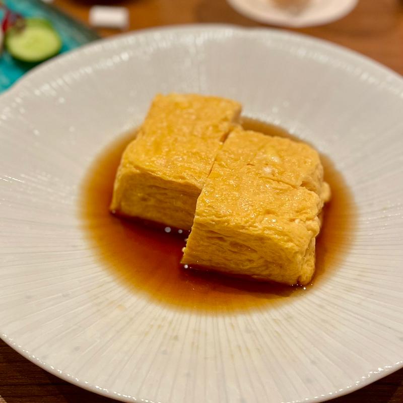 磨宝卵GOLDの出汁巻き玉子(十音(3月オープン))