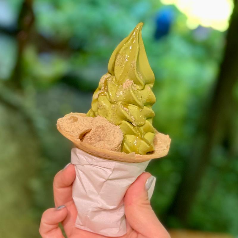 プレミアム桔梗信玄ソフト(桔梗信玄餅 工場テーマパーク)