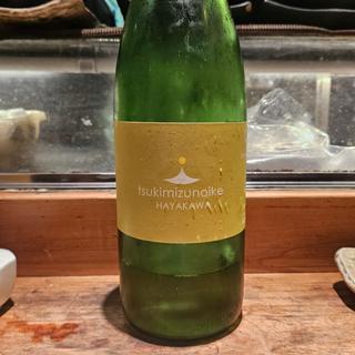 新潟「早川 neo classic みどり 月不見の池 原酒 無ろ過」(居酒屋　純ちゃん )