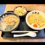 つけ麺　ミニチャーシュー丼(つけ麺中華そば 清勝丸 海老名店)