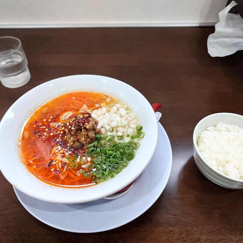 黄金の塩オニオン台湾ミンチ辣麺赤の追撃(麺屋いぶき)