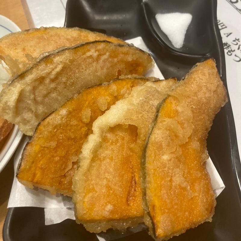 かぼちゃの天ぷら(ウエスト 平尾店(生そば·うどん))