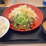 ねぎ味噌チキンカツ定食(かつや 宇都宮インターパーク店 )