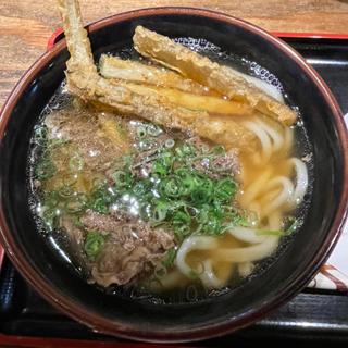 肉ごぼう天うどん(麺や ほり野)