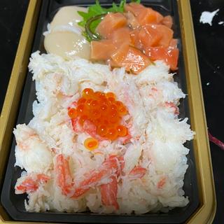 カニたっぷり海鮮丼(イオンショッパーズ福岡店)