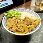 牛麦とろ丼