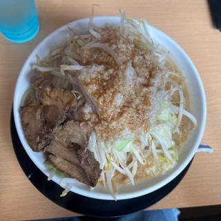 織蔵ラーメン全増しカラメ(麺豪 織蔵)