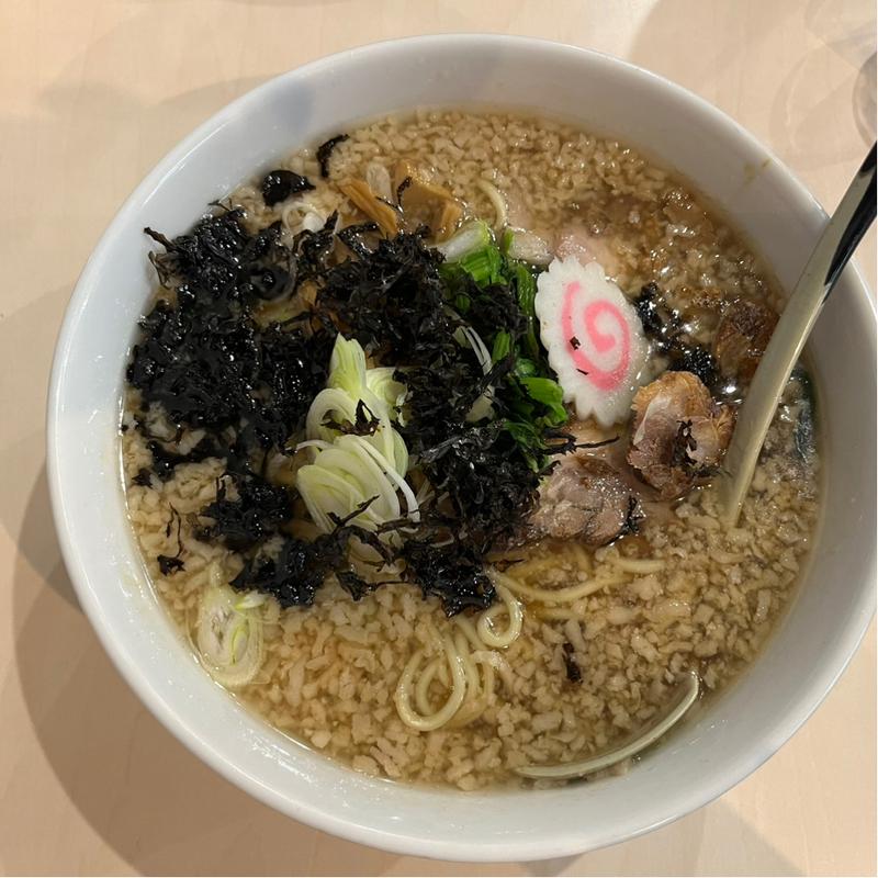 背脂煮干し醤油らあめん(らぁめん天山 見附店 )