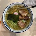 塩炙りチャーシューめんクロレラ細麺(らぁめん天山 見附店 )