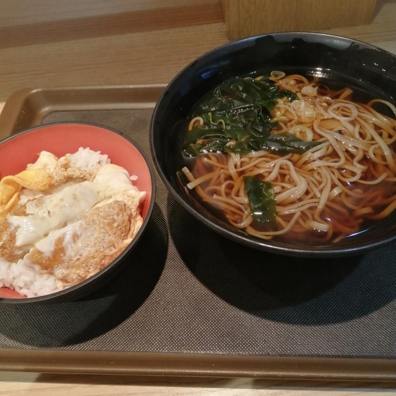 ミニヒレカツ丼セット(名代 富士そば 国分寺店)