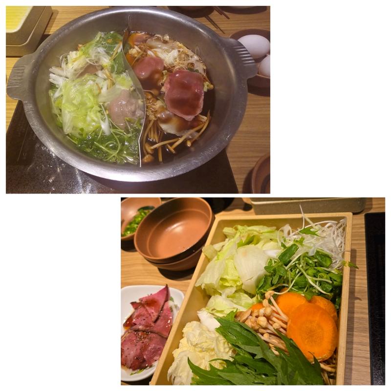 たんしゃぶコース(しゃぶしゃぶ温野菜 市川鬼高店)