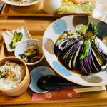 揚げ茄子おろしそば(伊豆の華)