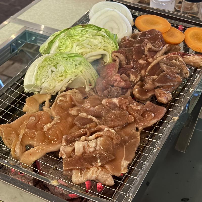 ジンギスカン(テレビ塔が見えるビアガーデン)