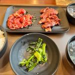 カルビハラミ定食(七輪焼肉安安札幌北24条店)