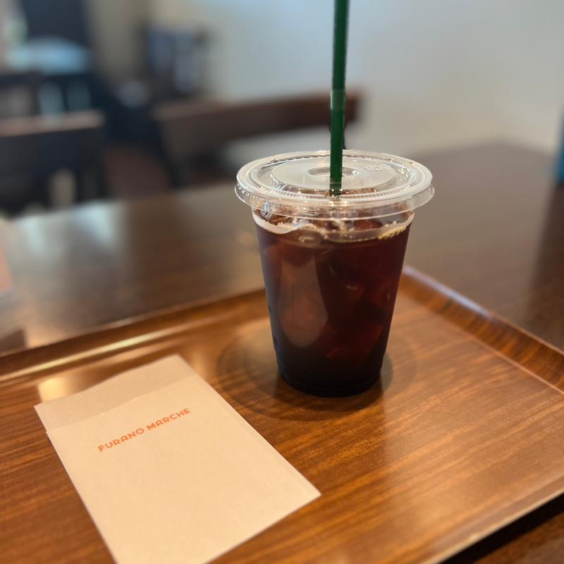 アイスコーヒー(フラノカフェ （ＦＵＲＡＮＯ・ＣＡＦＥ）)